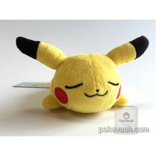 Pokémon Center 2015 Kuttari Series #1 Bean Bag Pikachu Plush (Sleeping Version)