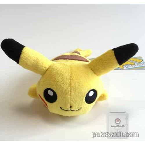 Pokémon Center 2015 Kuttari Series #1 Bean Bag Pikachu Plush (Awake Version)
