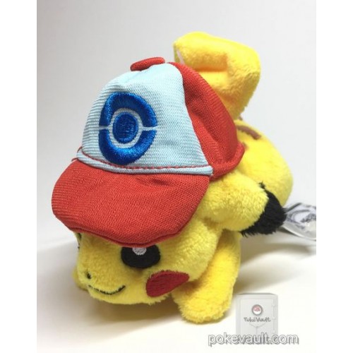 Takara Tomy 2017 Pokémon the Movie: I Choose You! Tiny Shoulder-Riding Ash Hat Pikachu Mascot Keychain (Unova Cap)