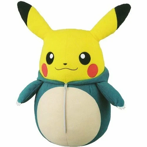 Banpresto 2016 Nebukuro Collection Pikachu in Snorlax Sleeping Bag Large Plush