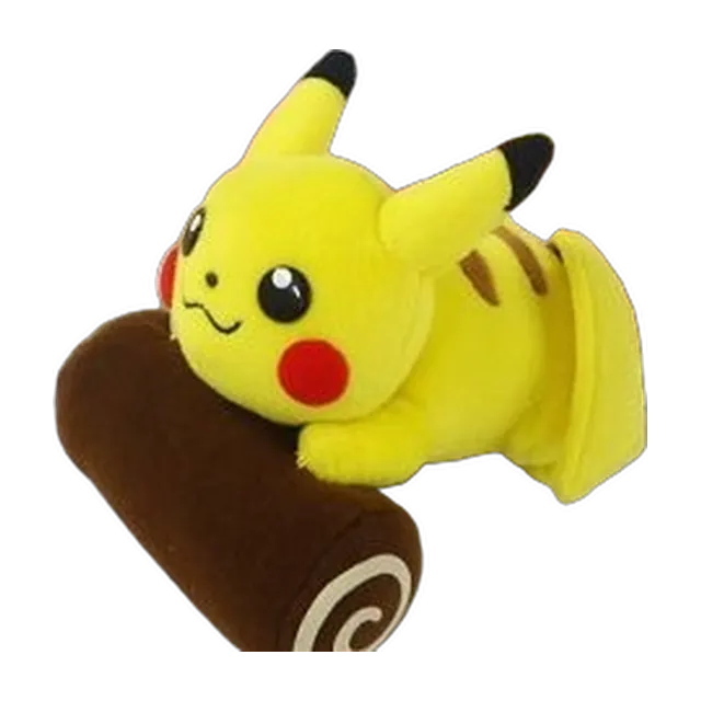 Pokémon Center 2004 Torikaekko Nuigurumi Pikachu on Log Plush