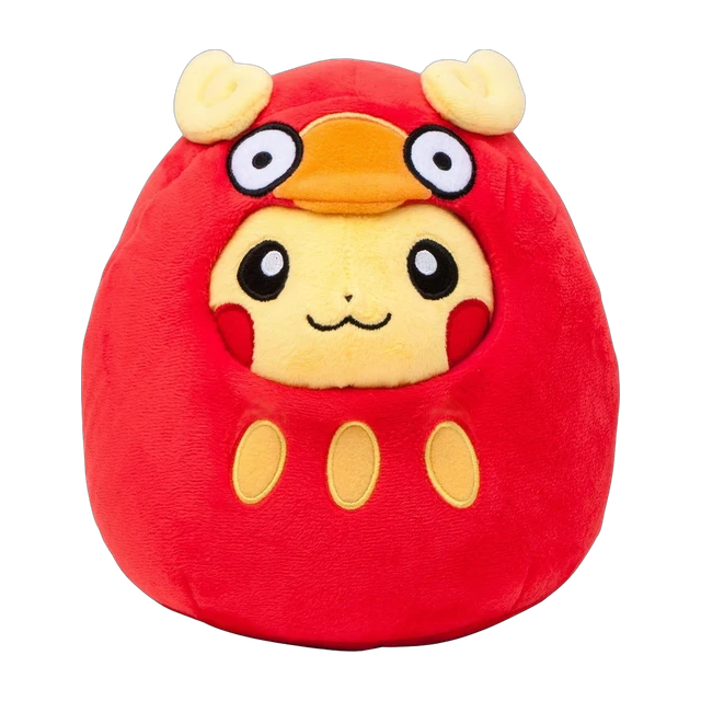 Pokémon Center 2017 New Year Darumaka Pikachu Plush