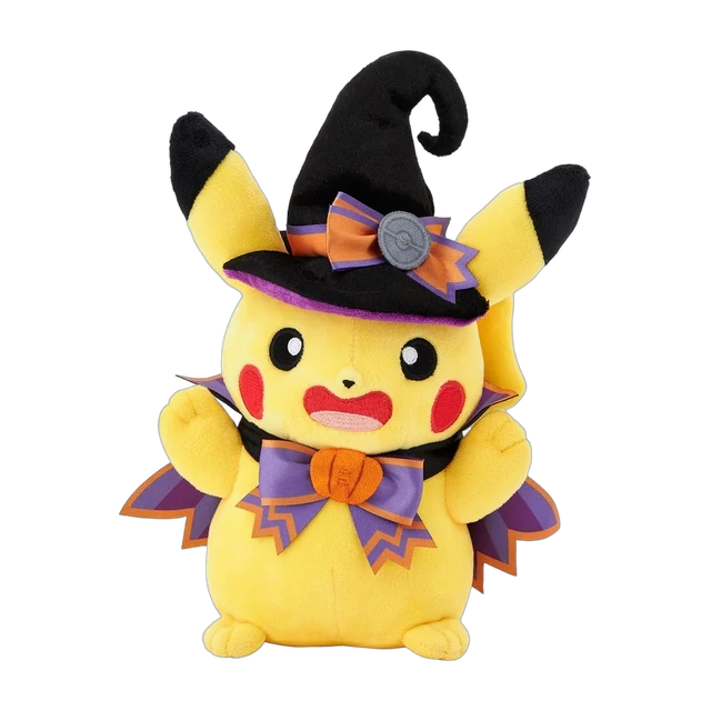 Pokémon Center 2024 Halloween Trick or Trick Pikachu Plush