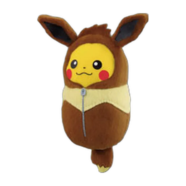 Banpresto 2015 Ichiban Kuji Pikachu Sleeping Bag Collection Pikachu in Eevee Sleeping Bag Mascot Keychain
