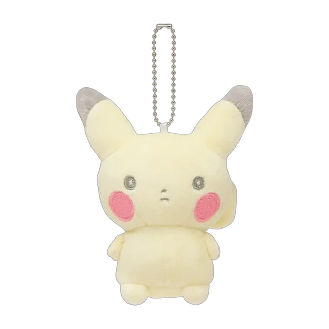 Pokémon Center 2017 Dessert Plate Marzipan Pikachu Mascot Keychain