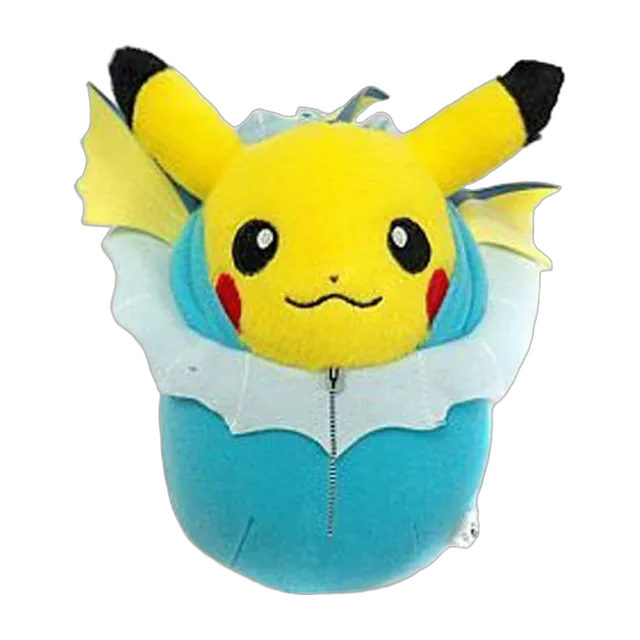 Banpresto 2016 Nebukuro Collection Pikachu in Vaporeon Sleeping Bag Plush