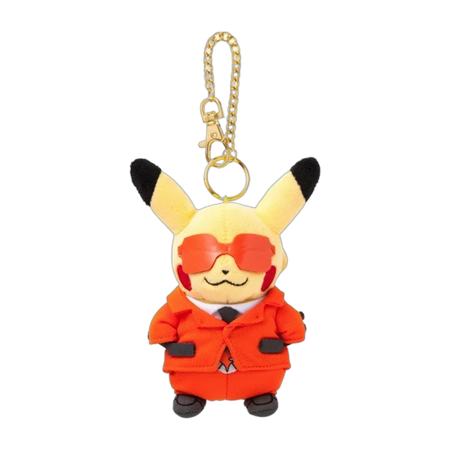 Pokémon Center 2016 Secret Teams #1 Team Flare Pikachu Mascot Keychain
