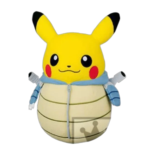 Banpresto 2016 Nebukuro Collection Pikachu in Blastoise Sleeping Bag Large Plush