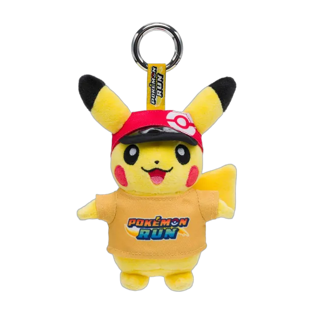 Pokémon 2026 Thailand Pokémon RUN 30 Pikachu Orange T-Shirt Mascot Keychain