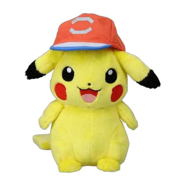 Takara Tomy 2017 Pokémon the Movie: I Choose You! Ash Hat Pikachu Plush