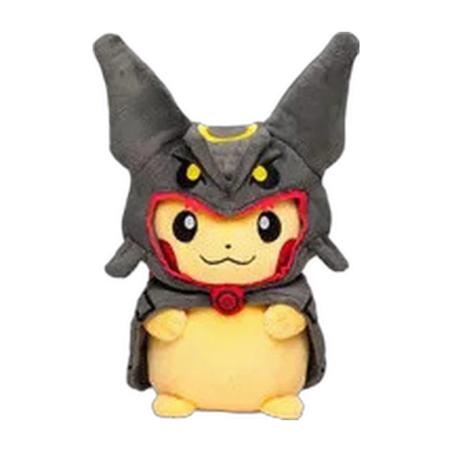 Pokémon Center 2016 Skytree Town Grand Opening Rayquaza Poncho Pikachu Plush (Shiny Black Version)