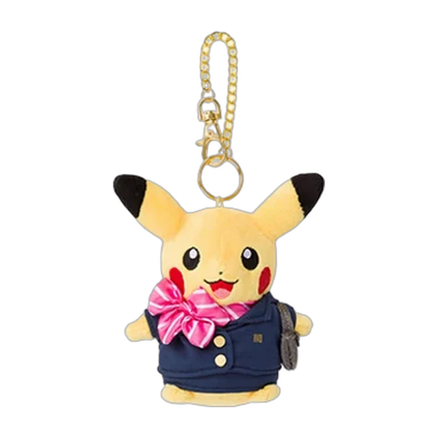 Pokémon Center 2018 Haneda Airport Flight Attendant Pikachu Mascot Keychain