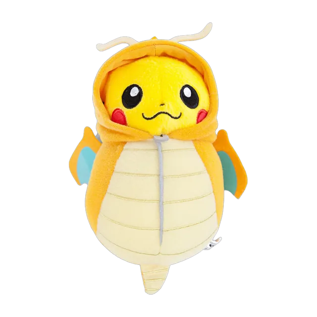 Banpresto 2016 Nebukuro Collection Pikachu in Dragonite Sleeping Bag Plush