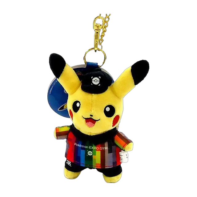 Pokémon 2015 Pokémon Expo Gym Gym Uniform Pikachu Mascot Keychain