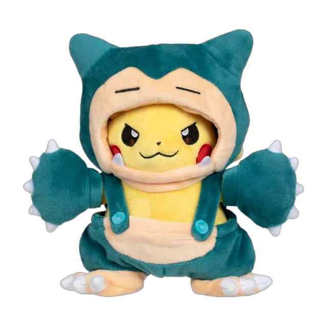 Pokémon Center 2018 Kaiju Mania Vol. 2 Snorlax Poncho Pikachu Plush