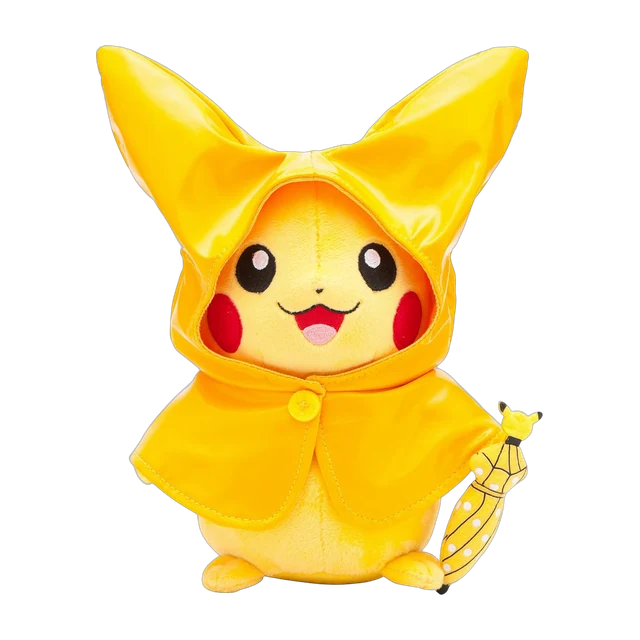 Pokémon Center 2015 Monthly Pikachu June Raincoat Pikachu Plush