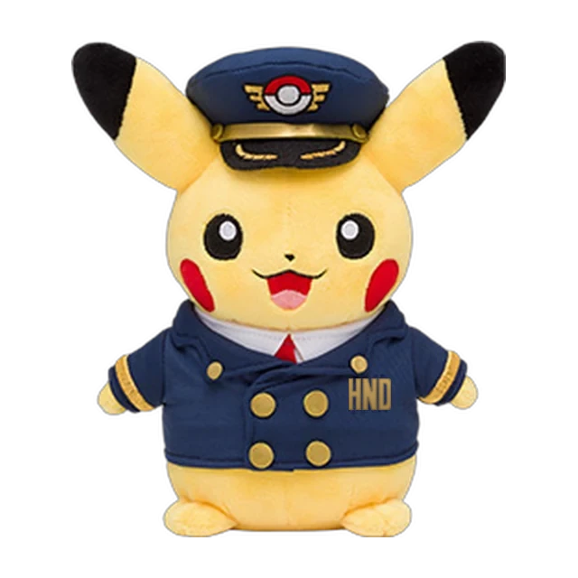Pokémon Center 2018 Haneda Airport Pilot Pikachu Plush
