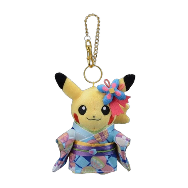 Pokémon Center 2020 Kanazawa Grand Opening Kimono Pikachu Mascot Keychain