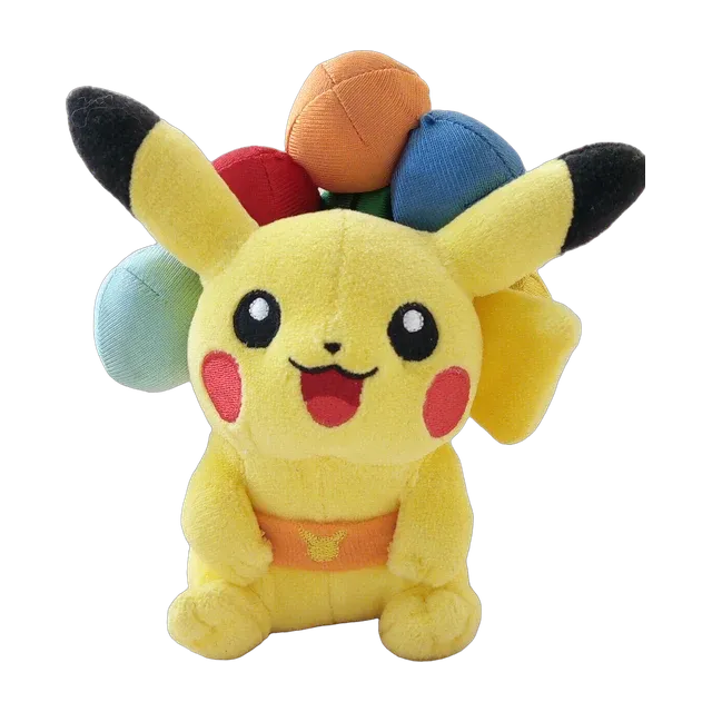 Pokémon Center 2010 Rainbow Pikachu Flying Pikachu Plush