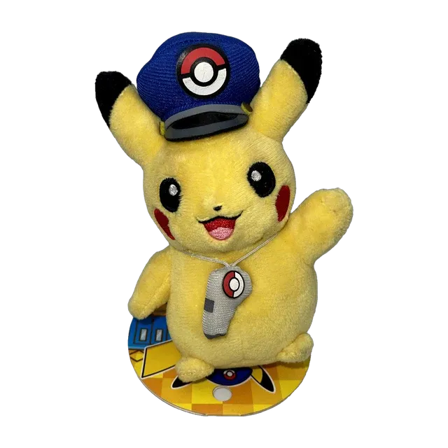 Pokémon Store 2014 Tokyo Train Station Station Master Pikachu Mascot Keychain