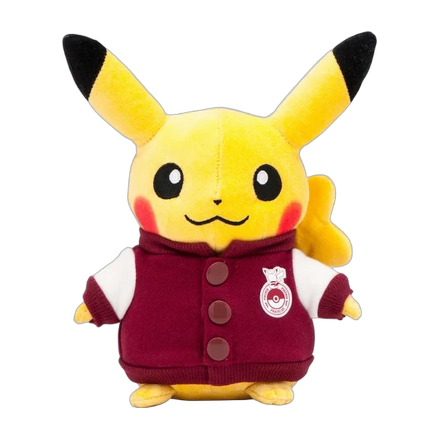 Pokémon Center 2016 College Logo College Logo Pikachu Plush (Red Version)