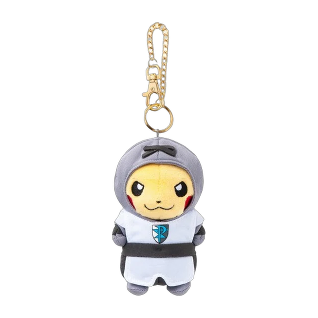 Pokémon Center 2016 Secret Teams #1 Team Plasma Pikachu Mascot Keychain