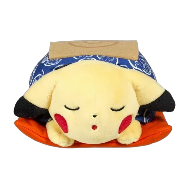 Pokémon Center 2015 Monthly Pikachu February Sleeping Under Kotatsu Pikachu Plush