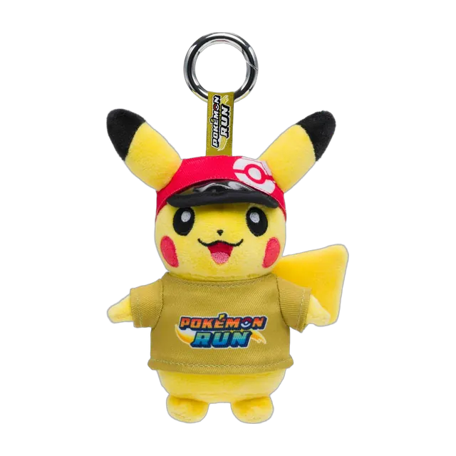 Pokémon 2026 Hong Kong Pokémon RUN 30 Pikachu Yellow T-Shirt Mascot Keychain