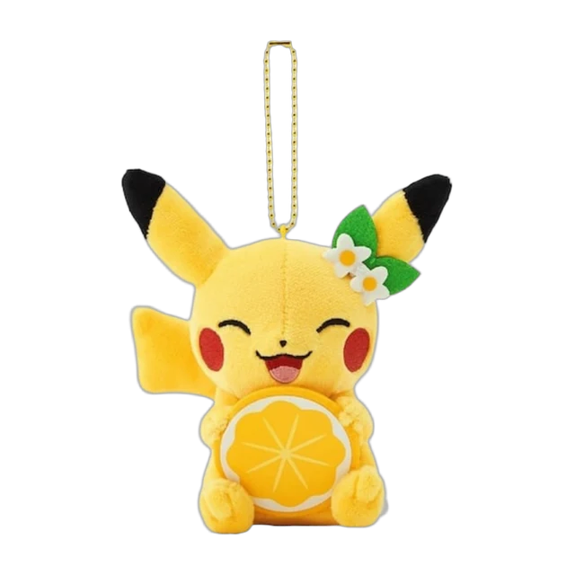 Pokémon Center 2025 Hiroshima Grand Re-Opening Lemon Pikachu Mascot Keychain
