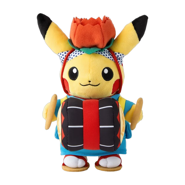 Pokémon Center 2025 Tohoku Grand Re-Opening Sansa Dance Pikachu Plush