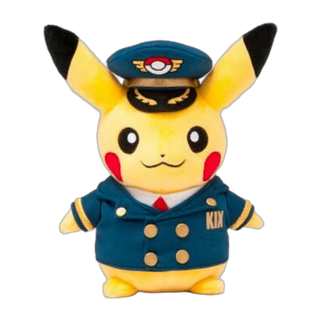 Pokémon Store 2014 Osaka Kansai Airport Pilot Pikachu Plush
