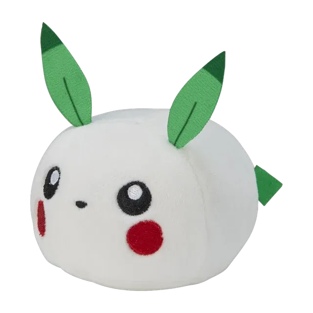 Pokémon Center 2016 Sapporo Renewal Opening Snow Festival Mochi Snow Rabbit Pikachu Mascot Keychain