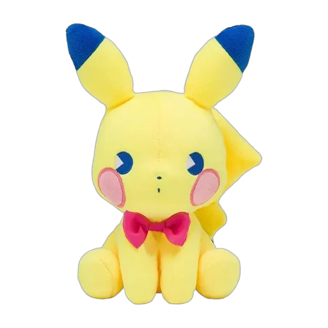 Pokémon Center 2019 Saiko Soda Pikachu With Bow Tie Plush