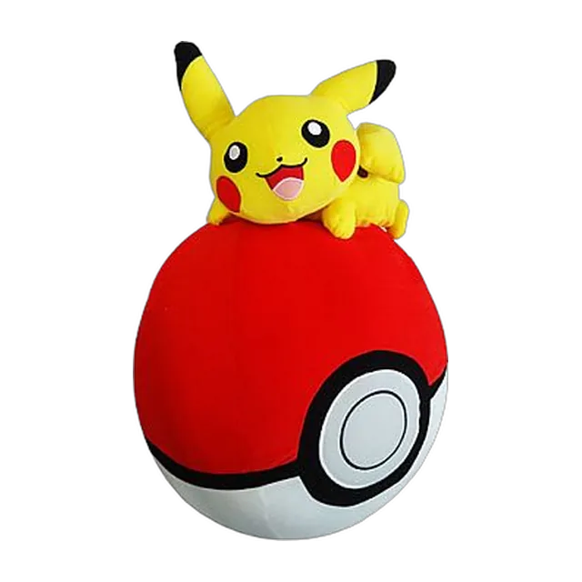 Banpresto 2011 Waku Waku Get Kuji Pikachu On Giant Size Poke Ball