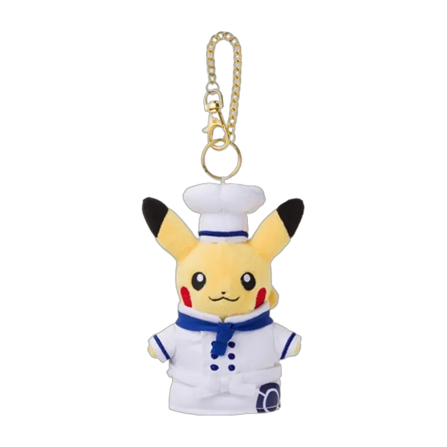 Pokémon Café 2018 Tokyo DX Grand Opening Chef Pikachu Mascot Keychain