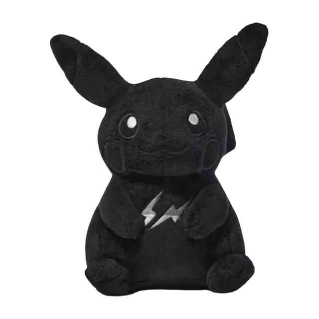 Pokémon 2018 Thunderbolt Project Black Pikachu Large Plush (Sitting Version)