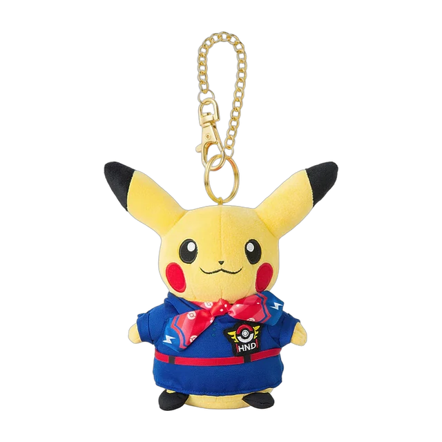 Pokémon Center 2020 Haneda Airport Flight Attendant Pikachu Mascot Keychain
