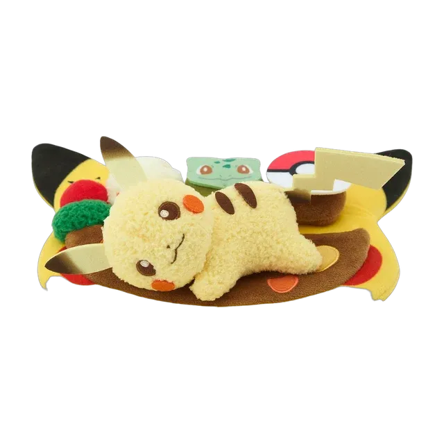 Pokémon Center 2025 Pokémon Café & Pikachu Sweets Pikachu on Food Plate Plush