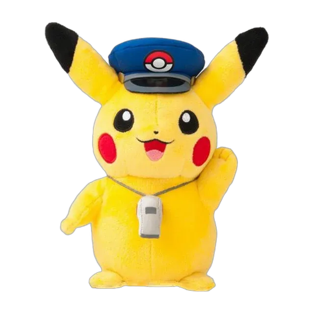 Pokémon Store 2013 Tokyo Train Station Grand Opening Station Master Pikachu Plush