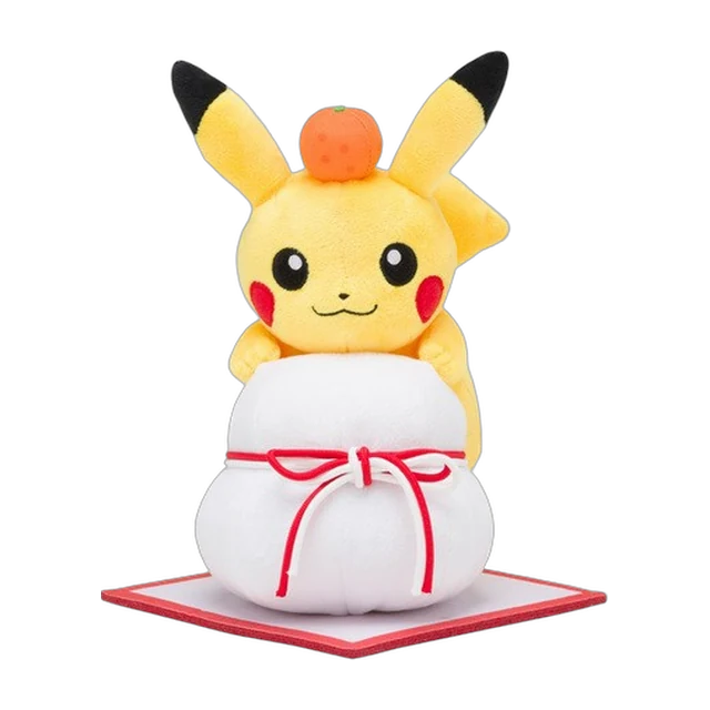 Pokémon Center 2020 New Year Kagami Mochi Pikachu Plush