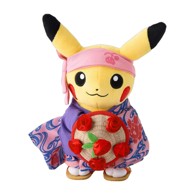 Pokémon Center 2025 Tohoku Grand Re-Opening Hanagasa Festival Pikachu Plush