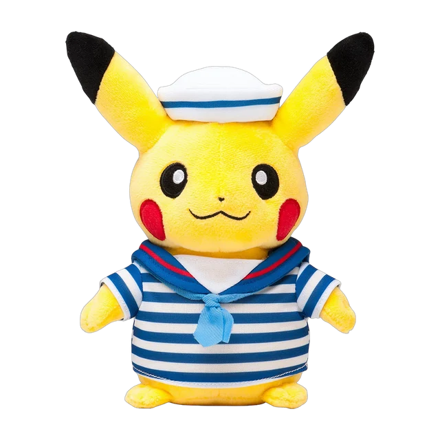 Pokémon Center 2015 Monthly Pikachu August Sailor Pikachu Plush