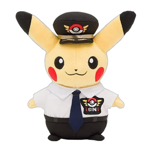 Pokémon Center 2020 Singapore Changi Airport Pilot Pikachu Plush