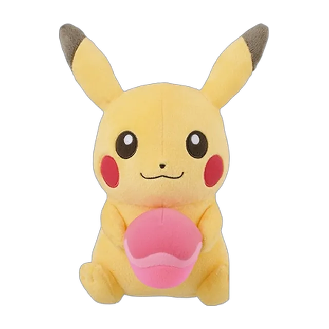 Banpresto 2014 Pokémon Life Enjoy Eating Pikachu Enjoying a Meal Plush