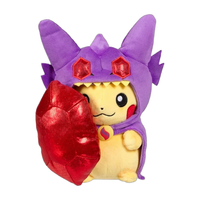 Pokémon Center 2015 Poncho Pikachu #1 Mega Sableye Pikachu Plush