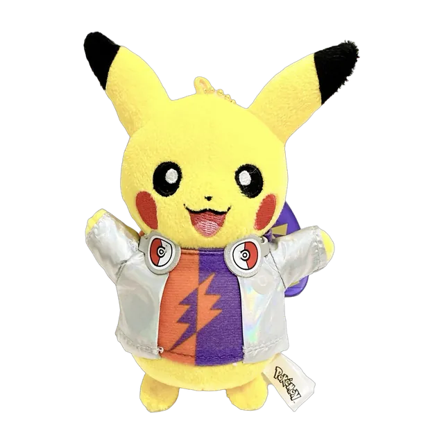 Universal Studios Japan 2023 Pokémon Jumpin' Halloween Party DJ Pikachu Mascot Keychain