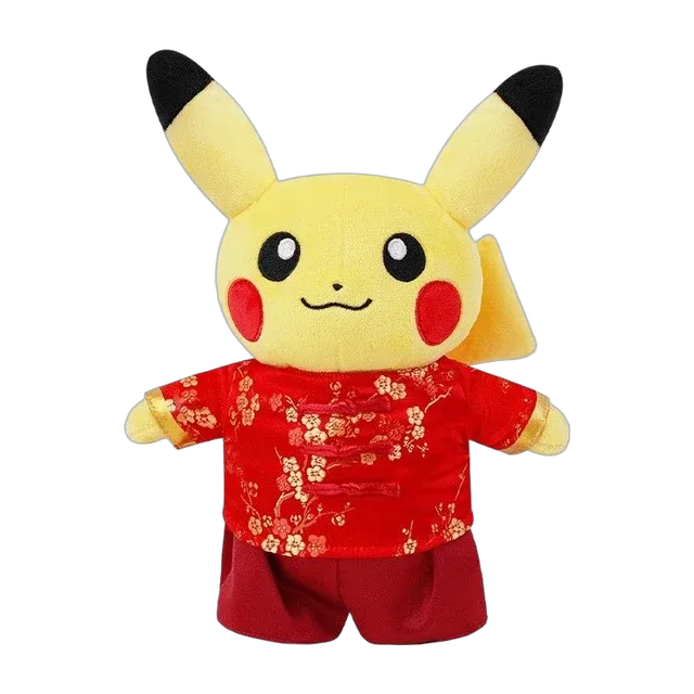 Pokémon Gym 2025 China Traditional Chinese Wedding Traditional Chinese Wedding Pikachu Plush (Female)