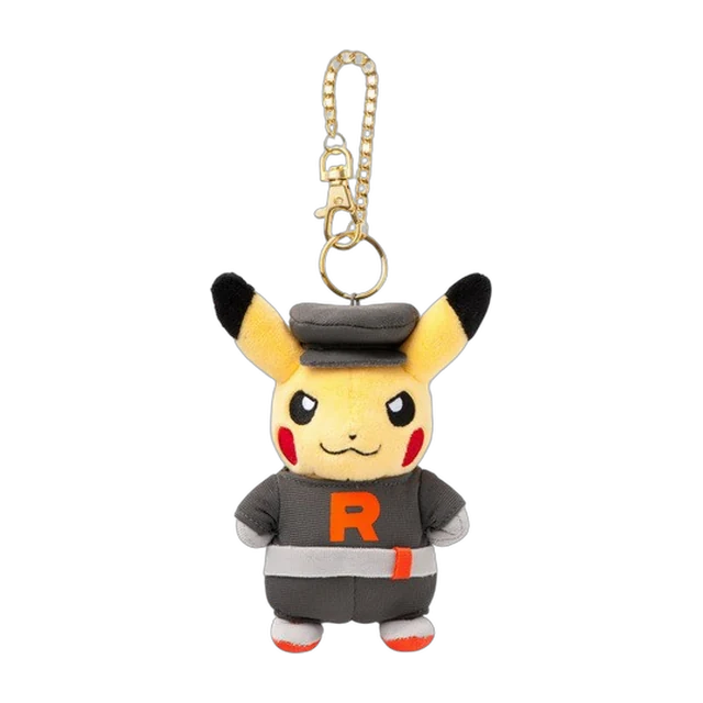 Pokémon Center 2016 Secret Teams #1 Team Rocket Pikachu Mascot Keychain