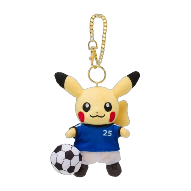 Pokémon Center 2020 Pokémon Sports Soccer Pikachu Mascot Keychain