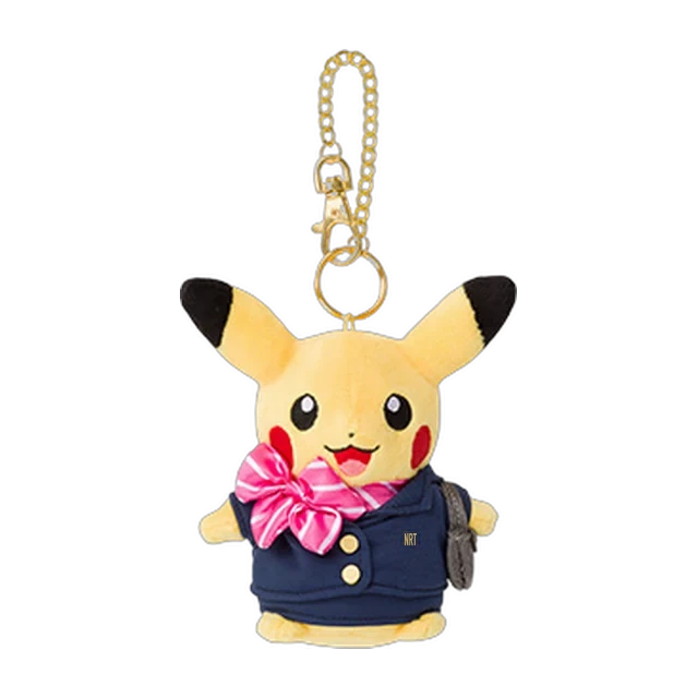 Pokémon Store 2015 Narita Airport Flight Attendant Pikachu Mascot Keychain
